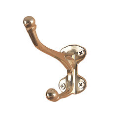 Weaver Leather Supply 4-1/2" Solid Brass Harness Hook
