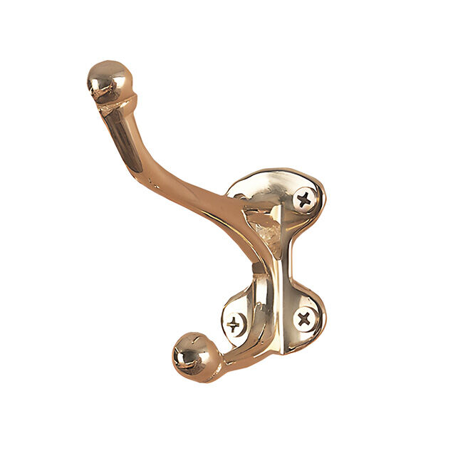 Weaver Leather Supply 4-1/2" Solid Brass Harness Hook image number null