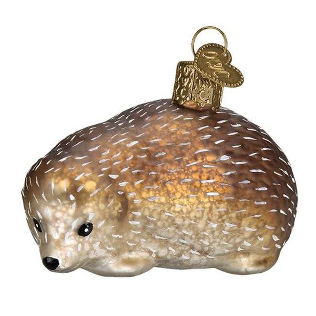 Old World Christmas Vintage Hedgehog Ornament image number null