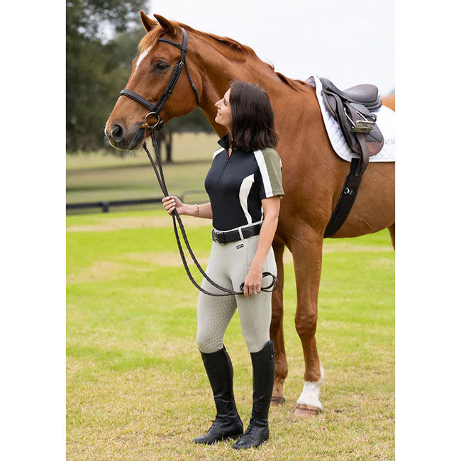 Kerrits Women's Coolcore Silicone Full Leg Riding Tech Tight - Sand image number null