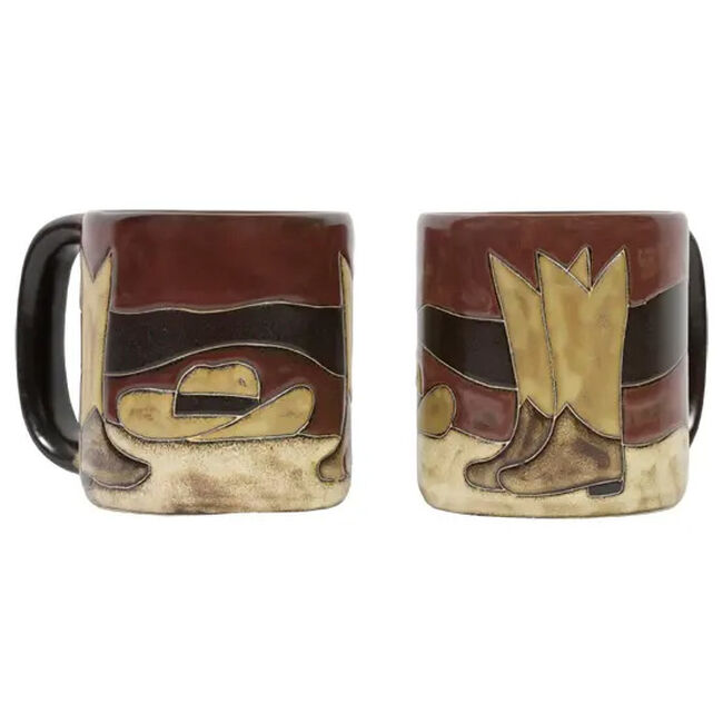 Galleyware Mara Stoneware Mug - Boots and Hat image number null