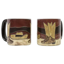 Galleyware Mara Stoneware Mug - Boots and Hat