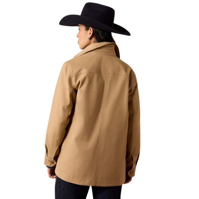 Ariat Women's Western Canvas Chore Jacket - Tiger's Eye image number null