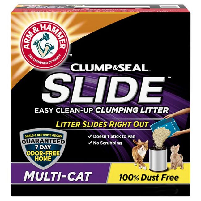 Arm & Hammer SLIDE Easy Clean-Up Clumping Litter, Multi-Cat image number null