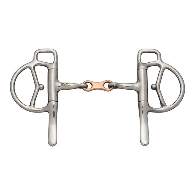 Tough1 Half Cheek Mini Driving Bit with French Link Copper Mouth image number null