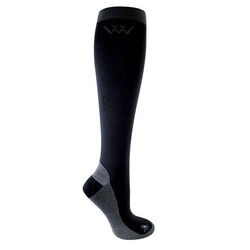 Woof Wear Competition Riding Socks - 2 Pairs - Black/Gray