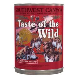 Taste of the Wild Dog Food - Southwest Canyon Recipe with Beef in Gravy - 13.2 oz