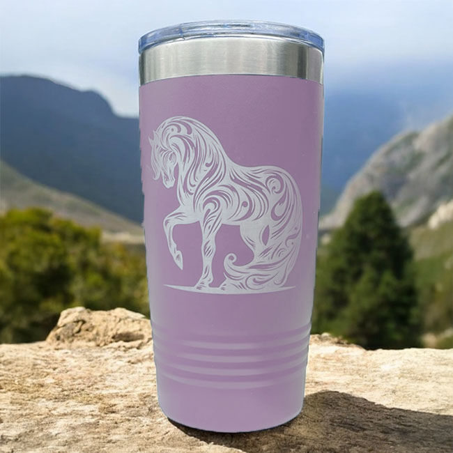 The Krafty Equestrian Travel Tumbler - Horse image number null