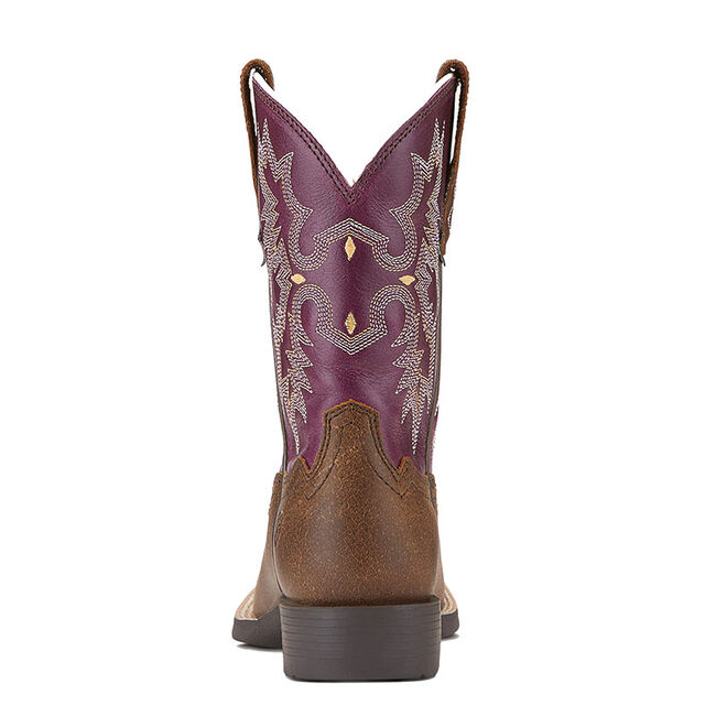 Ariat Kids' Tombstone Western Boot - Vintage Bomber image number null