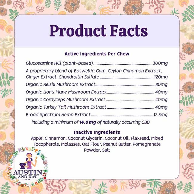 Austin and Kat Bakko's Hip and Joint Chew 14mg - 10 oz image number null