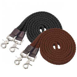 Tough1 Pro Flat Cotton Roping Reins