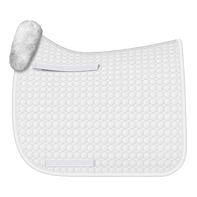 E. A. Mattes Dressage Pad with Sheepskin & Bare Flaps image number null