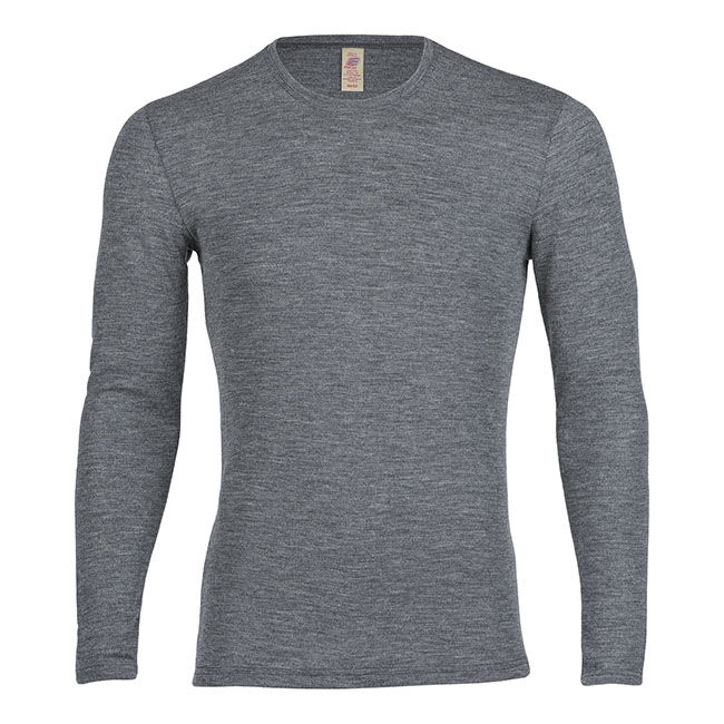 Engel Men's 100% Wool Long-Sleeve Shirt image number null