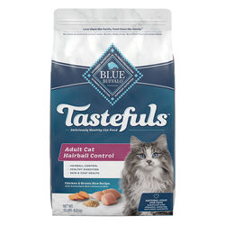 Blue Buffalo Tastefuls Cat Food - Hairball Control - Chicken & Brown Rice Recipe