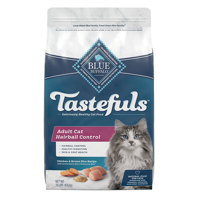 Blue Buffalo Dry Cat Food Hairball Control image number null