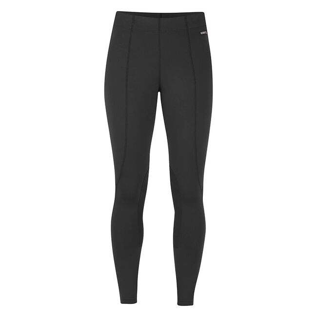 Kerrits Women's Flow Rise Knee Patch Performance Tight - Black - Closeout image number null