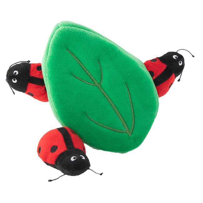 Zippy Paws Burrow - Ladybugs in Leaf image number null