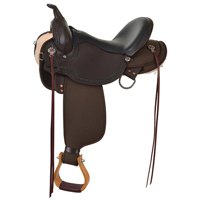 High Horse Rosebud Cordura Trail Saddle image number null