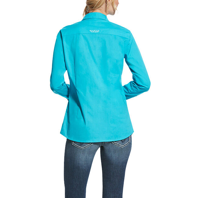 Ariat Women's Kirby Stretch Shirt - Bluebird image number null
