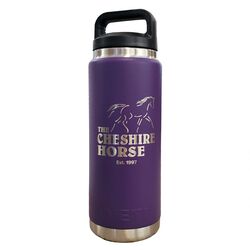 The Cheshire Horse YETI Rambler 26 oz Bottle - Peak Purple
