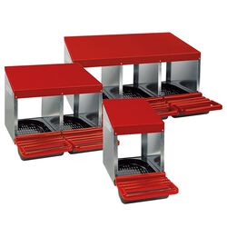 Miller Manufacturing Galvanized Nesting Box with Basket
