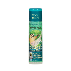 Badger Cool Mint Organic Cocoa Butter Lip Balm