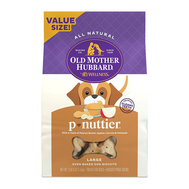 Old Mother Hubbard Oven-Baked Dog Biscuits - P-Nuttier - Large image number null