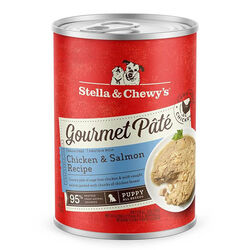 Stella & Chewy's Gourmet Pate for Puppies - Chicken & Salmon Recipe - 12.5 oz