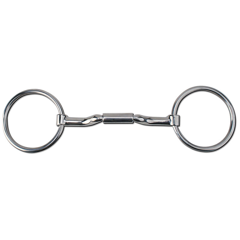 Shires Blue Sweet Iron Loose Ring Snaffle Bit With Mullen Mouth 