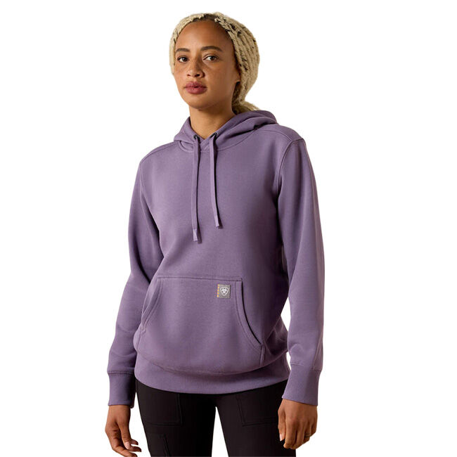 Ariat Women's Rebar Lightweight Graphic Hoodie - Mulled Grape image number null
