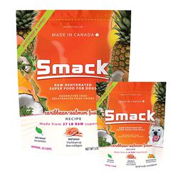 Smack Raw Dehydrated Super Food for Dogs - Caribbean-Salmon Fusion Recipe