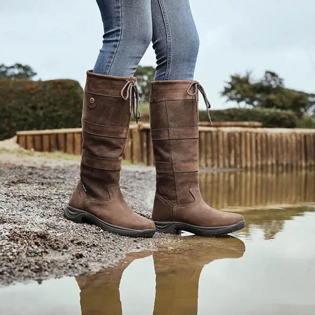 Dublin Women's River Boots III - Chocolate - Closeout image number null