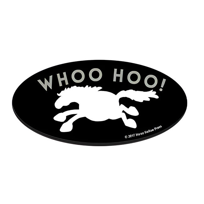 Horse Hollow Press Helmet Sticker - Woo Hoo image number null