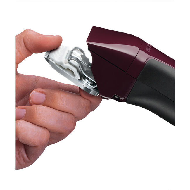Andis Excel 5-Speed+ Detachable Blade Clipper - Burgundy image number null