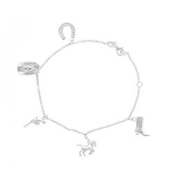 Montana Silversmiths Symbols of the West Charm Bracelet - Closeout