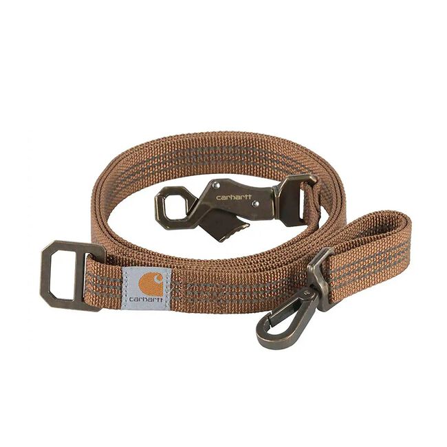 Carhartt Tradesman Nylon Dog Leash - Brown image number null