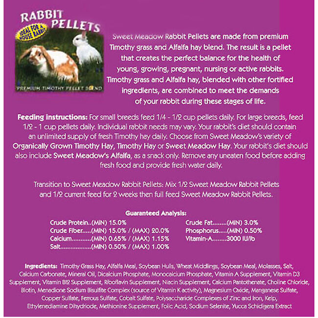 Alfalfa rabbit pellets Clearance