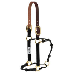 Weaver Equine Kalley Krickeberg Combination Nylon, Leather & Rope Breakaway Horseman's Halter