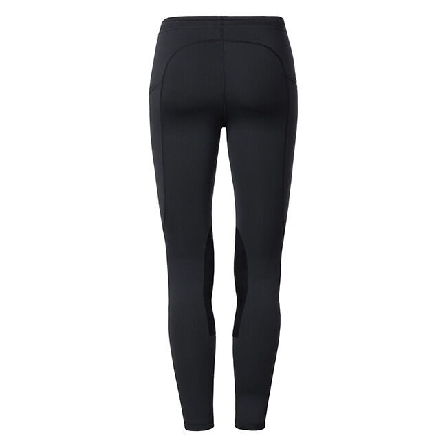 Kerrits Kids' Performance Knee Patch Pocket Riding Tight - Black image number null