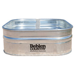 Behlen Shallow Square Galvanized Stock Tank
