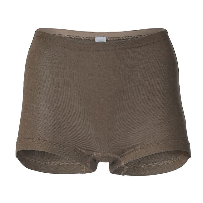 Engel Women's Wool/Silk Blend Shorts - Brown image number null
