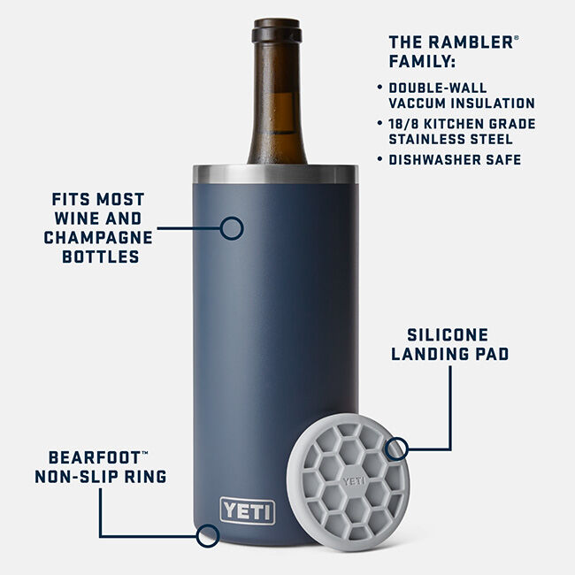 YETI Rambler Wine Chiller - Navy image number null