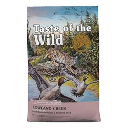 Taste of the Wild Cat Food - Lowland Creek Recipe with Roasted Quail & Roasted Duck