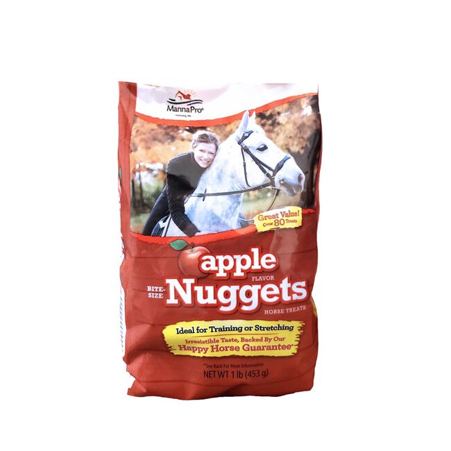 Manna Pro Apple Flavor Bite Sized Nuggets Horse Treats