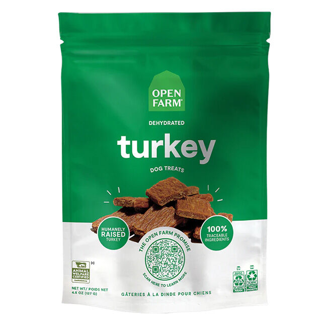 Open Farm Dehydrated Turkey Dog Treat image number null