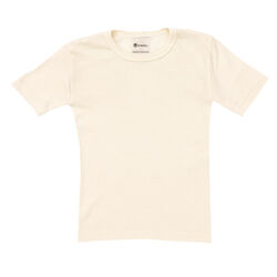 Engel Kids' Wool/Silk Blend T-Shirt - Natural