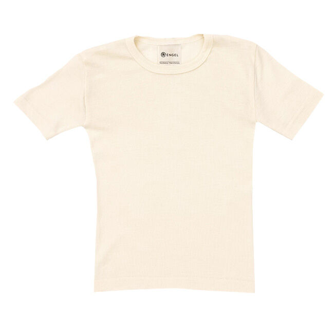 Engel Kids' Wool/Silk Blend T-Shirt - Natural image number null