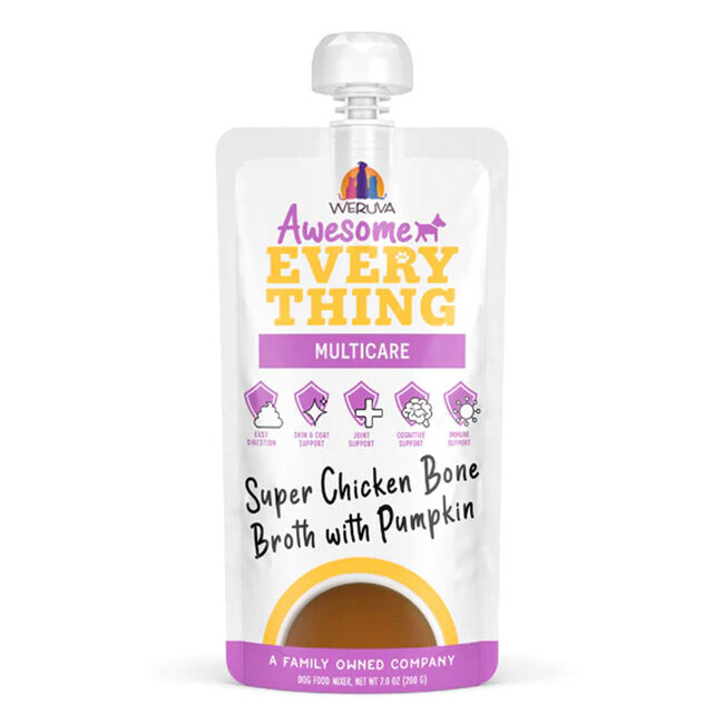 Weruva Awesome Everything Super Chicken Bone Broth with Pumpkin - 7 oz image number null