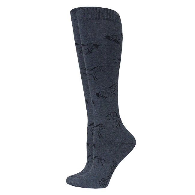 Wrangler Women's Horse Knee High Socks image number null