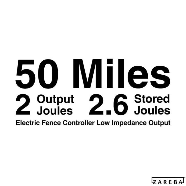 Zareba 50-Mile AC Low Impedance Charger image number null
